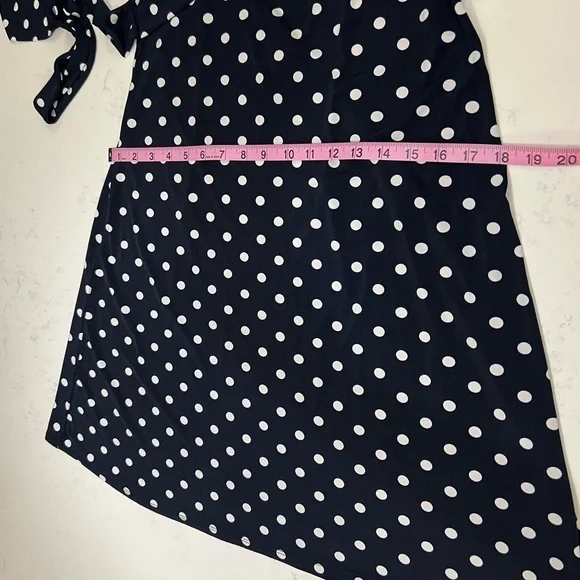 LOFT Blue and White V-Neck Sheath Dress - Picture 12 of 15